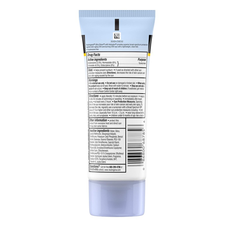 Neutrogena Ultra Sheer Dry-Touch Sunblock, SPF 30, 3 fl oz