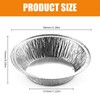 MICALOR 100 PCS Mini Pie Pans, Aluminum Foil Disposable Egg