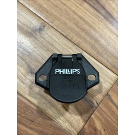 Not Available Phillips Industries 16-7242 Trailer Receptacle Socket   2 Hole, Bullet