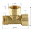 Fittingteile - T-Piece Internal/Female Thread Compressed Air Water Sanitary Fittings