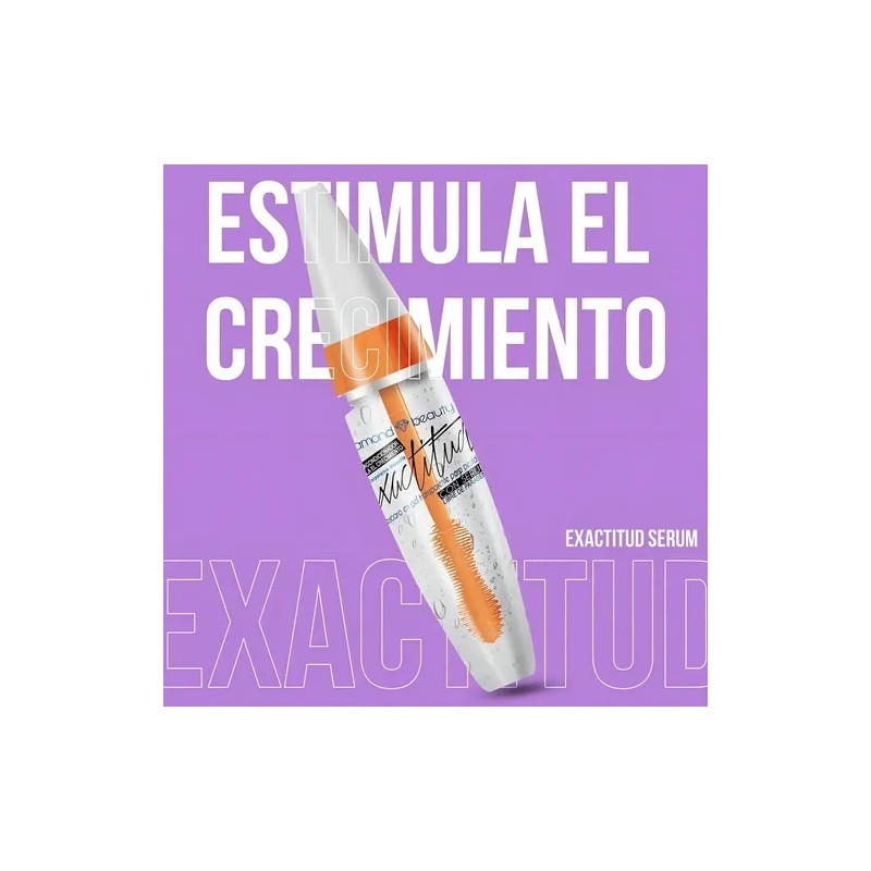 Rímel Transparente Diamond Beauty Serum Pestañas Pack 12 Waterproof