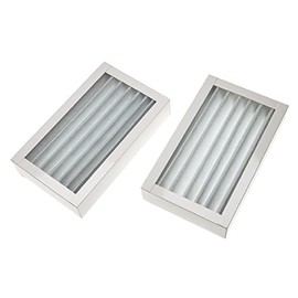 vhbw 2x Filter G4 Compatible with Paul Climos 100 DC, 150 DC Ventilation Device - Filter Set, 25 x 15 x 9 cm, White