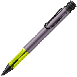 Lamy AL-star Aubergine Ballpoint Pen - Lightweight Ballpoint Pen with Transparent, Ergonomic Handle and Aluminium Casing - Includes Large Refill M 16 in Black
