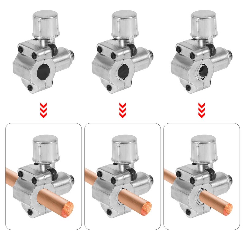 4 Pcs Bullet Piercing Valves with Wrenchs, Bullet Piercing Valve
