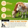 QJCWXIAOX Beef Tallow and Honey Cream for Skin, Moisturizer Cream,