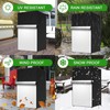 Outdoor Refrigerator Cover,Freezers Refrigerator Protective Cover | Magnetic Closure UV