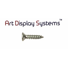 Art Display Systems #4-1/2" Zinc Flat Head - Pro Quality Screws - 50 Screws
