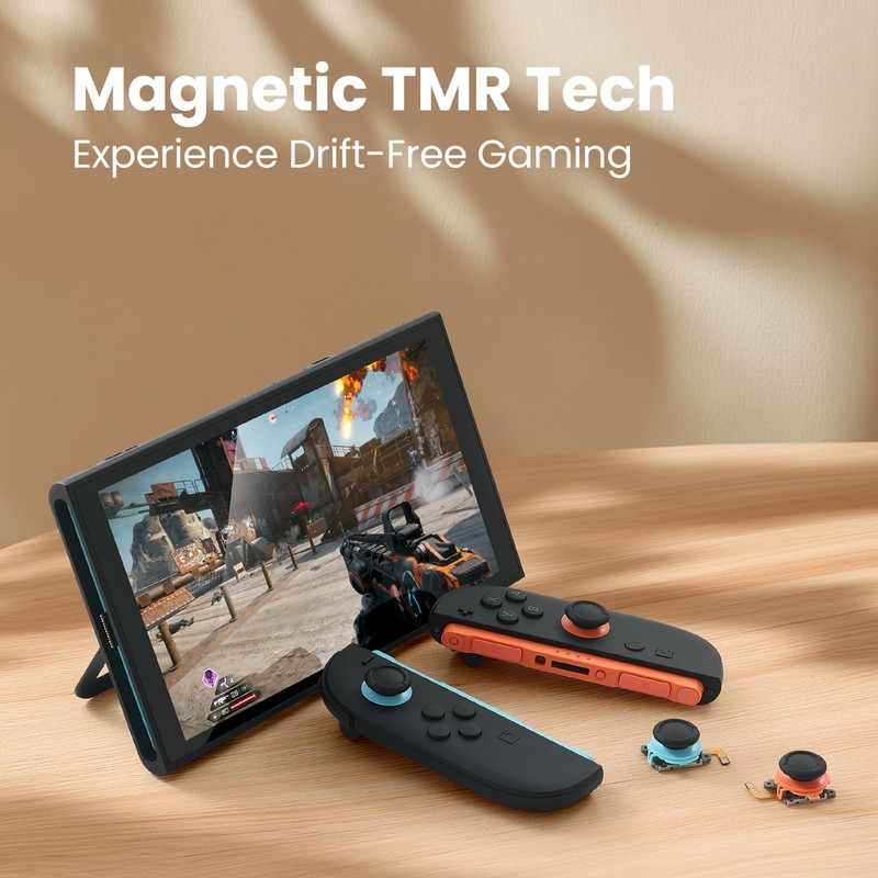 GuliKit Joystick Replacement for Switch 2, Anti-Drift TMR Magnetic 3D