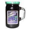 Blackburn's Preserves & Jellys 18oz Reusable Handled Glass Mug Jar (Pack of 3) (Grape Jelly)