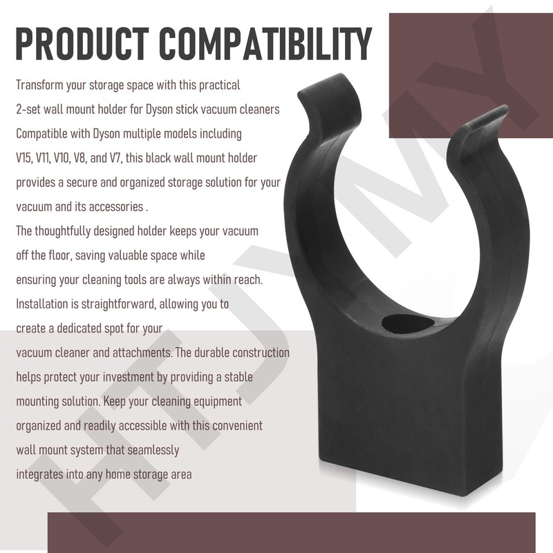 Wall Mount Holder for Dyson Stick Wand Tube V15 V11