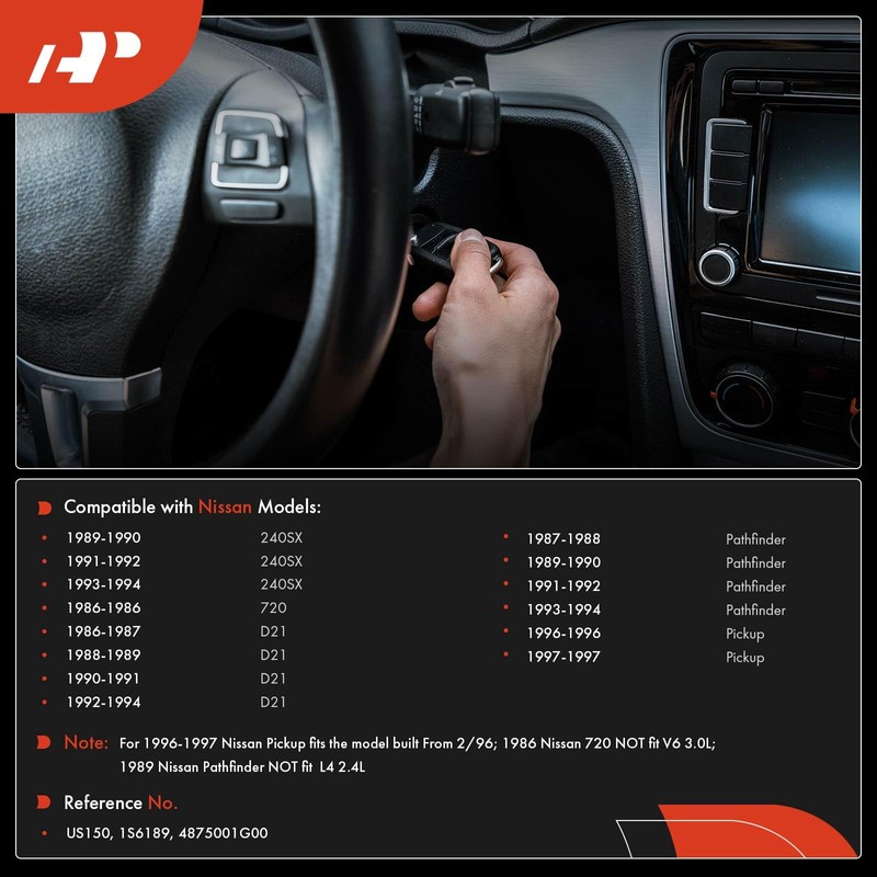 A-Premium Ignition Starter Switch Compatible with Nissan Vehicles - Pathfinder