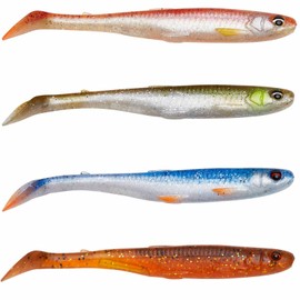 Savage Gear Slender Scoop Shad Clear Water Mix Fishing Lure (13cm-12g)
