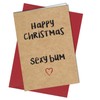 #846 Christmas Sexy Bum, Christmas Card