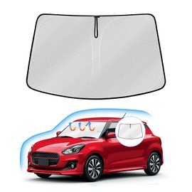 J-PREMIS Suzuki Swift Windshield Sunshade for Swift Sports Swift ZC13S ZC43S ZC53S ZC53S ZC83S ZC83S 2016-2023 Car Sunshade UV Protection Shade for Car Staying Heat Protection Sleeping in Car Foldable