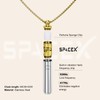 Milumber 417 Hz Breathing Necklace, Meditation Necklace, Quit Smoking Necklace,