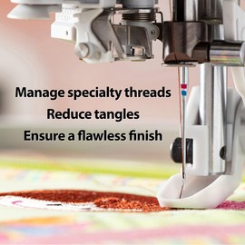 SCHMETZ Embroidery Sewing Machine Needles - Precision Needles, Size 90/14, 5-Needle Cards, Pack of 5