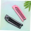 Healvian 1bag Foldable Anti-static Hair Comb Double-headed High Temperature Resistant