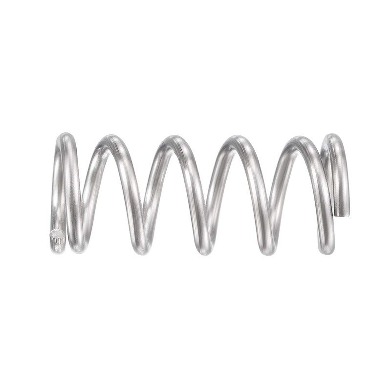 sourcing map Compression Spring 304 Stainless Steel 9 mm Outer