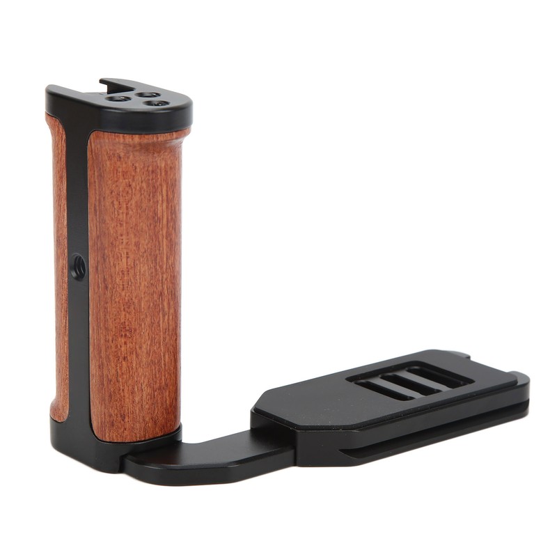 Universal L Shaped Quick Release Wooden Side Handle Stabilizer Quick