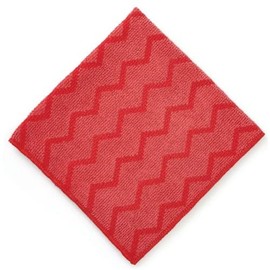 Rubbermaid FGQ62000RD00 Hygen General Purpose Cloth, Red, Case of 12