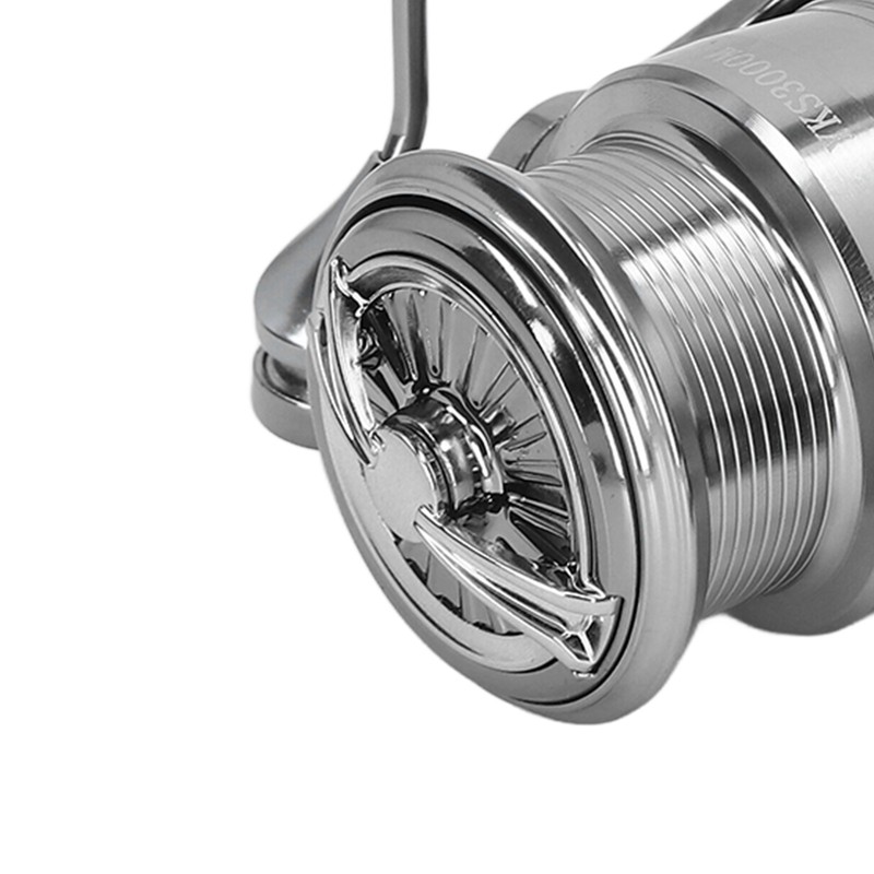 Spinning Reel Long Shot Skew Notch Non Gap Metal Fishing