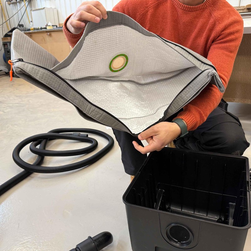 Macam reusable dust bag compatible with Trend T35 and V-TUF