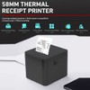 Receipt Printer Compact Portable USB BT High Speed Printing 58mm
