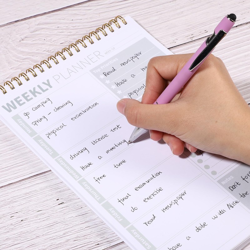 Thboxes Undated Weekly Planner Pad, 52 Sheets To Do List