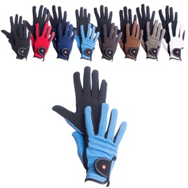 HKM by Reiterladen24 Professional Riding Gloves, Nubuck Imitation Leather, XS