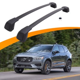 Snailfly Upgraded Cross Bars Fit for Volvo XC60 2018-2025 Lockable Roof Rack Crossbars Cargo Accessories
