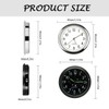 2 x Mini Vehicle Dashboard Clock, Luminous Car Dashboard Clock,
