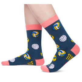 Zmart Volleyball Gifts For Women Men - Gifts For Volleyball Lovers Players, Volleyball Coach Team Gifts, Volleyball Gifts For Teen Girls, Volleyball Socks