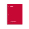 Staples 132714 1-Subject Notebook 8-Inch x 10.5-Inch Wide Ruled 70