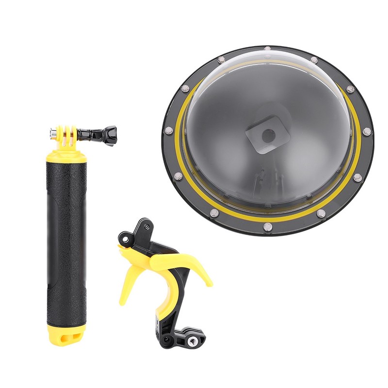 TELESIN Professional Dome Port Waterproof Case Housing for GoPro Hero