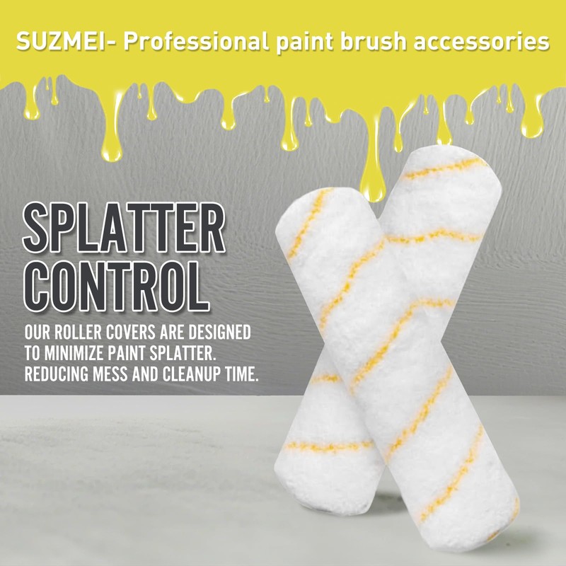 Paint Tray Set, 17 pcs, Paint Roller Kit, Paint Rollers