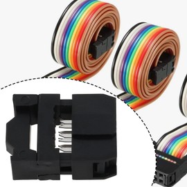 OTOTEC 20Pcs IDC 2x3 6-Pin Socket Compatible With Ard-Uino 2.54 mm Ribbon Cable