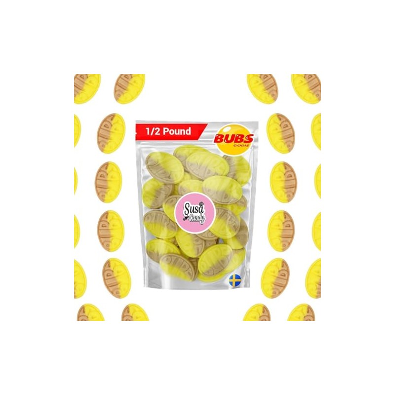 BUBS Sweet Banana Toffee Caramel Ovals – 1/2 Pound Soft