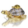 H&D Hyaline&Dora Mutter und Baby Schildkröte Schmuckkästchen mit funkelnden Kristallen
