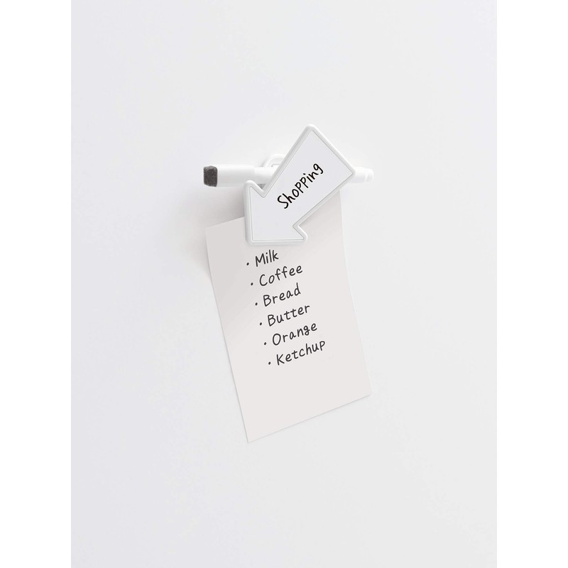 like-it Mag-On 8100 Kitchen Laundry Magnetic Storage, Strong Magnet, Letter