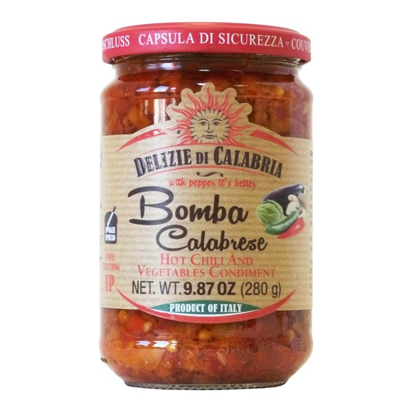 Bomba Calabrese Italian Hot Sauce Spread 9.87 Ounce - Pack of 3