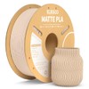 ELEGOO Matte PLA Filament Beige 1KG, 1.75mm 3D Printer Filament