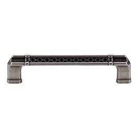 Top Knobs - TK206BSN - Tower Bridge Pull 5" (c-c) - Brushed Satin Nickel - Tower Bridge Collection