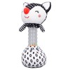 2pcs Baby Hand Rattle Toys Cartoon Stuffed Animal Shaped PP