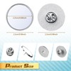 Jexine 50 Pcs Sublimation Blank Pins DIY Button Badge Kit
