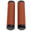 Bike Grips Shockproof Prevent Slip Soft Fiber Leather Handlebar Grips