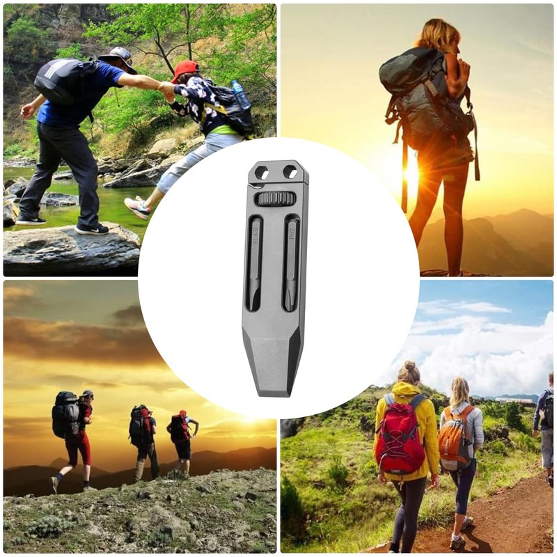 Titanium alloy mini wrench multi-function adjustable wrench portable keychain pocket