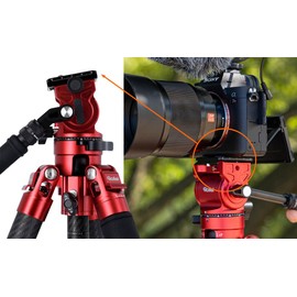 Rollei Quick Release Plate for Easy Traveler Video/Video XL - Adaptable, Arca-Swiss Compatible, Quick and Light