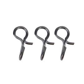 CHEOTIME Pack of 50 Fishing Snaps, Stainless Steel Fly Fishing Carabiner Hooks, Small, Quick Change Fly Hook Bait Snaps, Fishing Clips for Fly Hooks and Jigs (S)