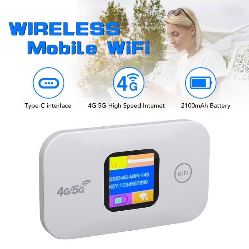 High-Speed 4G 5G Mobile Hotspot for Travel & Camping -