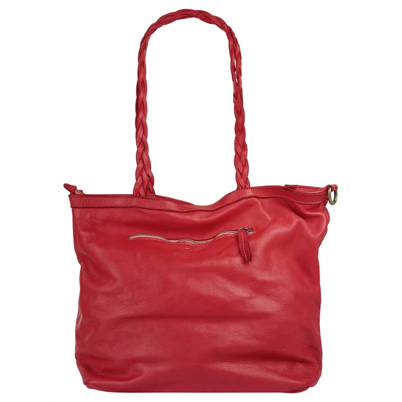Samantha Look 021394 Women's Real Leather Shopper Bag, Made in